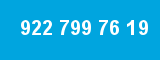 922 799 76 19 922 799 76 19
